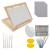Set pictura si desen, trusa lemn 3 in 1, 45 piese, 34x26x6.5 cm, Maaleo GartenVIP DiyLine
