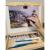 Set pictura si desen, trusa lemn 3 in 1, 45 piese, 34x26x6.5 cm, Maaleo GartenVIP DiyLine