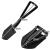 Lopata multifunctionala, pliabila, metalica, negru, 3 in 1, 60x16 cm, Trizand GartenVIP DiyLine