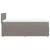 Pat box spring cu saltea, gri taupe, 80x200 cm, textil GartenMobel Dekor