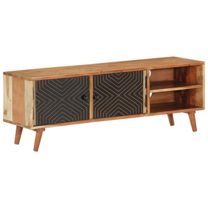 Comodă TV, 112x30x40 cm, lemn masiv de acacia GartenMobel Dekor