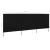 Paravan anti-vânt cu 3 panouri, negru, 400 x 160 cm, textil GartenMobel Dekor