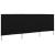 Paravan anti-vânt cu 3 panouri, negru, 400 x 160 cm, textil GartenMobel Dekor