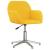 Scaun de birou pivotant, galben deschis, material textil GartenMobel Dekor
