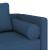 Șezlong cu perne, albastru, material textil GartenMobel Dekor