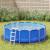 Acoperire geotextil piscină, gri deschis, Ø306 cm, poliester GartenMobel Dekor