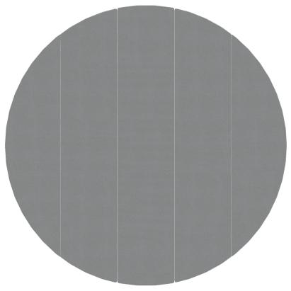 Acoperire geotextil piscină, gri deschis, Ø550 cm, poliester GartenMobel Dekor