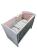 Lenjerie Dancing Bunny Gray-Pink 4+1 piese 120x60 cm GreatGoods Plaything