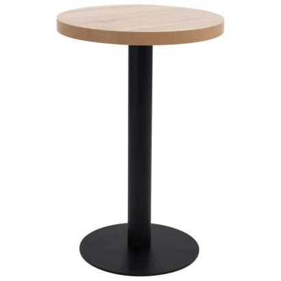 Masă de bistro, maro deschis, 50 cm, MDF GartenMobel Dekor