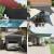 Parasolar, nisipiu, 4x4x4 m, 100% poliester Oxford GartenMobel Dekor