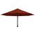 Umbrelă de soare de perete cu stâlp metalic, cărămiziu, 300 cm GartenMobel Dekor