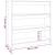 Bibliotecă/Separator cameră, stejar sonoma, 100x30x103 cm GartenMobel Dekor