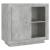 Dulap, gri beton, 80x40x75 cm GartenMobel Dekor