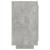 Dulap, gri beton, 80x40x75 cm GartenMobel Dekor
