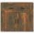Dulap, stejar fumuriu, 80x33x70 cm, lemn compozit GartenMobel Dekor