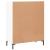 Dulap, alb, 69,5x34x90 cm, lemn compozit GartenMobel Dekor