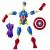 MARVEL AVENGERS MIX MASHERS FIGURINA CAPITAN AMERICA 12CM SuperHeroes ToysZone