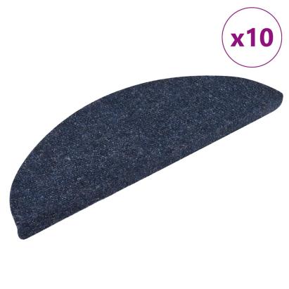 Covorașe scări autoadezive 10 buc. albastru 56x17x3 cm punch GartenMobel Dekor