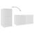 Dulapuri TV, 2 buc., alb, 72x35x36,5 cm, lemn prelucrat GartenMobel Dekor