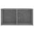 Dulapuri TV 2 buc gri beton, 72x35x36,5 cm lemn prelucrat GartenMobel Dekor