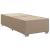 Pat box spring cu saltea, cappuccino, 80x200 cm piele ecologică GartenMobel Dekor