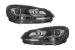 Faruri LED VW Golf 6 VI (10.2008-2012) DAYLIGHT DRL GTI Look Negru Performance AutoTuning