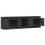 Dulap TV cu LED, negru, 180x34x50 cm, lemn prelucrat GartenMobel Dekor