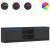 Dulap TV cu LED, negru, 180x34x50 cm, lemn prelucrat GartenMobel Dekor