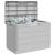 Cutie de perne de exterior gri 77,5x44,5x53 cm polipropilenă GartenMobel Dekor