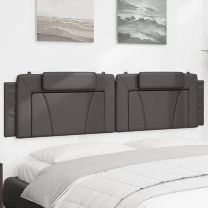 Pernă pentru tăblie, gri, 200 cm, piele artificială GartenMobel Dekor
