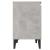 Noptieră cu picioare metalice, gri beton, 40x30x50 cm GartenMobel Dekor