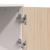 Dulap înalt, alb, 67x40x108,5 cm, lemn masiv de pin GartenMobel Dekor