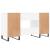 Birou, alb, 140x50x75 cm, lemn prelucrat GartenMobel Dekor