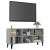 Comodă TV picioare din metal, stejar sonoma gri, 103,5x30x50 cm GartenMobel Dekor