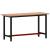 Banc de lucru 150x55x81,5 cm, lemn masiv de fag și metal GartenMobel Dekor