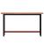 Banc de lucru 150x55x81,5 cm, lemn masiv de fag și metal GartenMobel Dekor