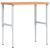 Banc de lucru 100x60x(73-99,5) cm lemn masiv fag dreptunghiular GartenMobel Dekor