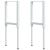 Banc de lucru 100x60x(73-99,5) cm lemn masiv fag dreptunghiular GartenMobel Dekor