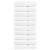 Prosoape mâini premium SOLUND 10 buc alb 50x100cm 600gsm GartenMobel Dekor