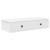 Raft de perete cu sertare, alb, 80x31x17 cm, lemn prelucrat GartenMobel Dekor