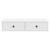 Raft de perete cu sertare, alb, 80x31x17 cm, lemn prelucrat GartenMobel Dekor
