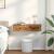 Raft de perete cu sertare Lemn vechi 80x31x17 cm Lemn prelucrat GartenMobel Dekor