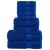 Set de prosoape premium SOLUND, 8 piese, albastru, 600 g/m² GartenMobel Dekor