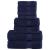 Set de prosoape premium SOLUND, 8 piese, bleumarin, 600 g/m² GartenMobel Dekor