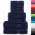Set de prosoape premium SOLUND, 8 piese, bleumarin, 600 g/m² GartenMobel Dekor