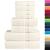 Set de prosoape premium SOLUND, 8 piese, crem, 600 g/m² GartenMobel Dekor