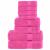 Set de prosoape premium SOLUND, 8 piese, roz, 600 g/m² GartenMobel Dekor