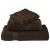 Set de prosoape premium SOLUND, 6 piese, maro, 600 g/m² GartenMobel Dekor