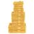 Set de prosoape premium SOLUND, 12 piese, auriu, 600 g/m² GartenMobel Dekor
