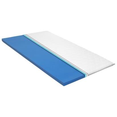 Topper de saltea, 90 x 200 cm, spumă cu memorie Visco, 6 cm GartenMobel Dekor